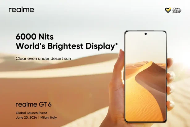 realme GT 6 Dibekali 6.000 nits Ultra Bright Display, Jadi Smartphone Paling Terang
