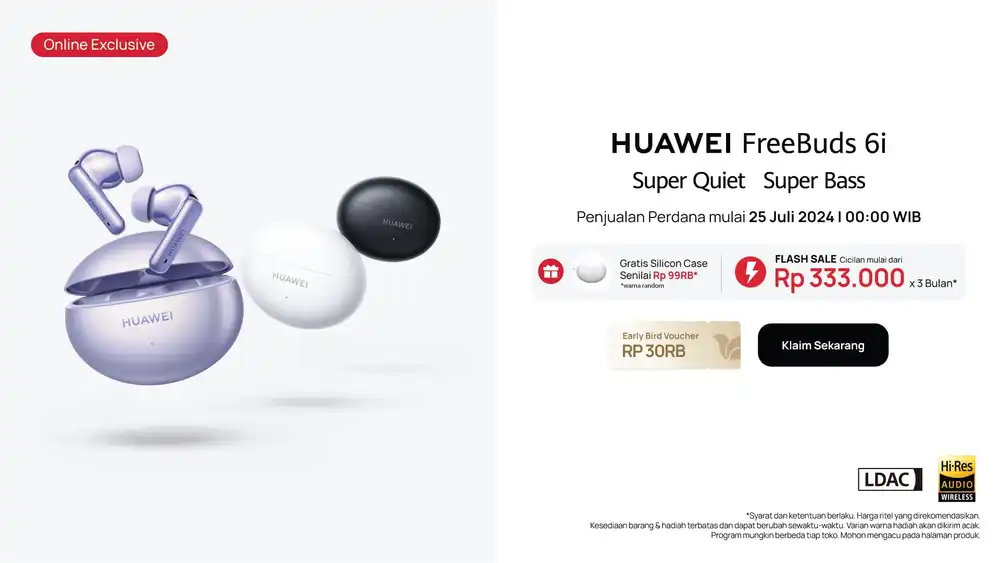 HUAWEI FreeBuds 6i - Flash Sale