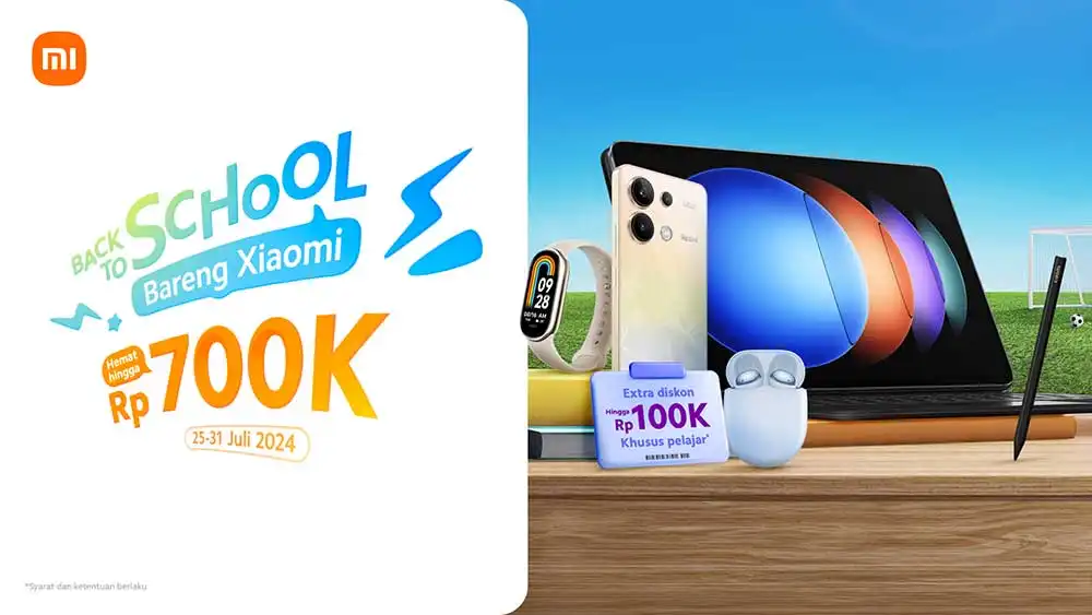 Xiaomi Hadirkan Promo Back to School Bagi Pelajar, Dari Tablet, Smartphone, dan Monitor