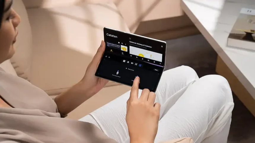 Fitur SmartFold AI di vivo X Fold3 Pro Bantu Pengguna Dongkrak Produktivitas