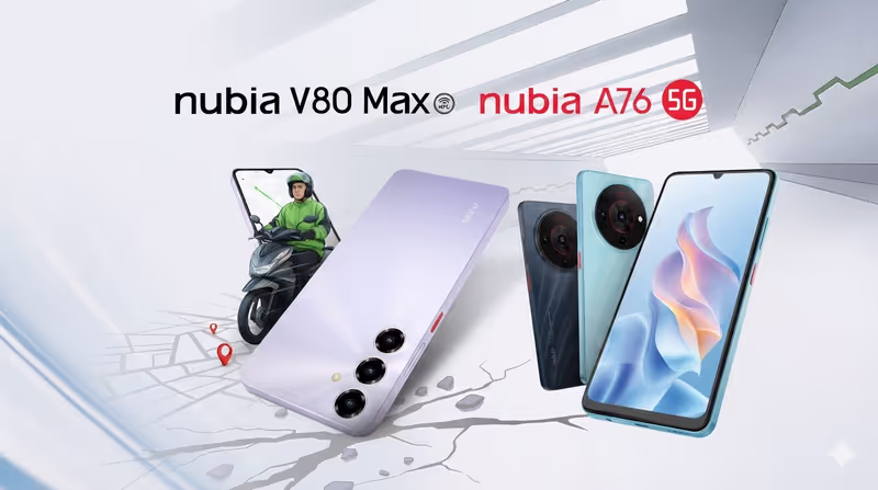 Nubia v80 max dan a76 5g