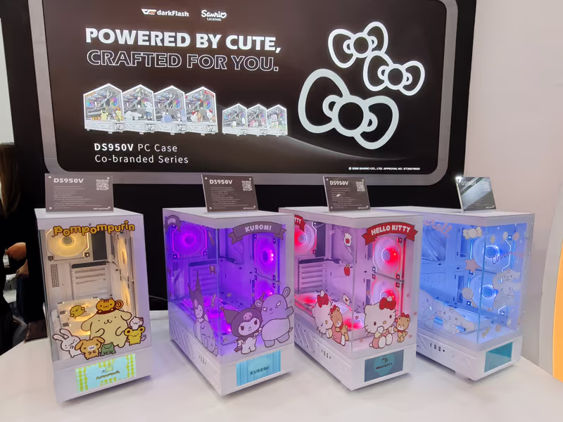 darkflash sanrio casing at computex 2026